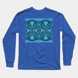 Ocean Botanical Mandala Long Sleeve T-Shirt